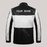 Nova Rev’it Vintage Black-white Leather Jacket